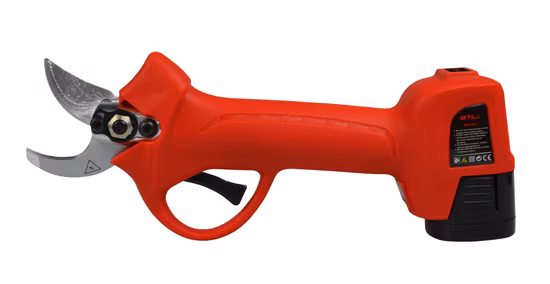 Tesoura de jardim portátil, bateria sem fio, tesoura de poda elétrica com capacidade de corte de 32 mm