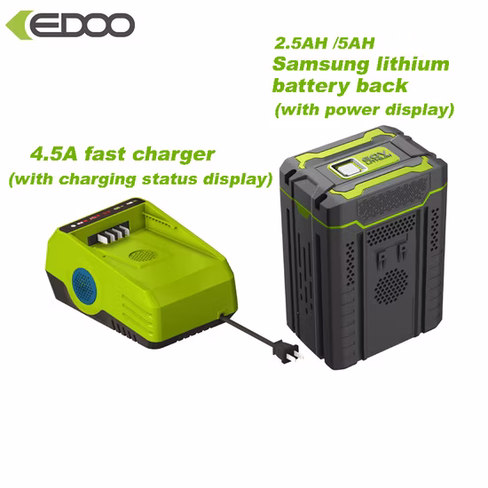 Ferramenta elétrica elétrica 60V 500W Cortador de sebes sem fio sem escova de lítio para limpeza de jardins